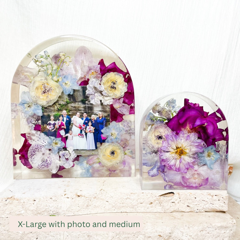 Preserved Flowers Resin Arches