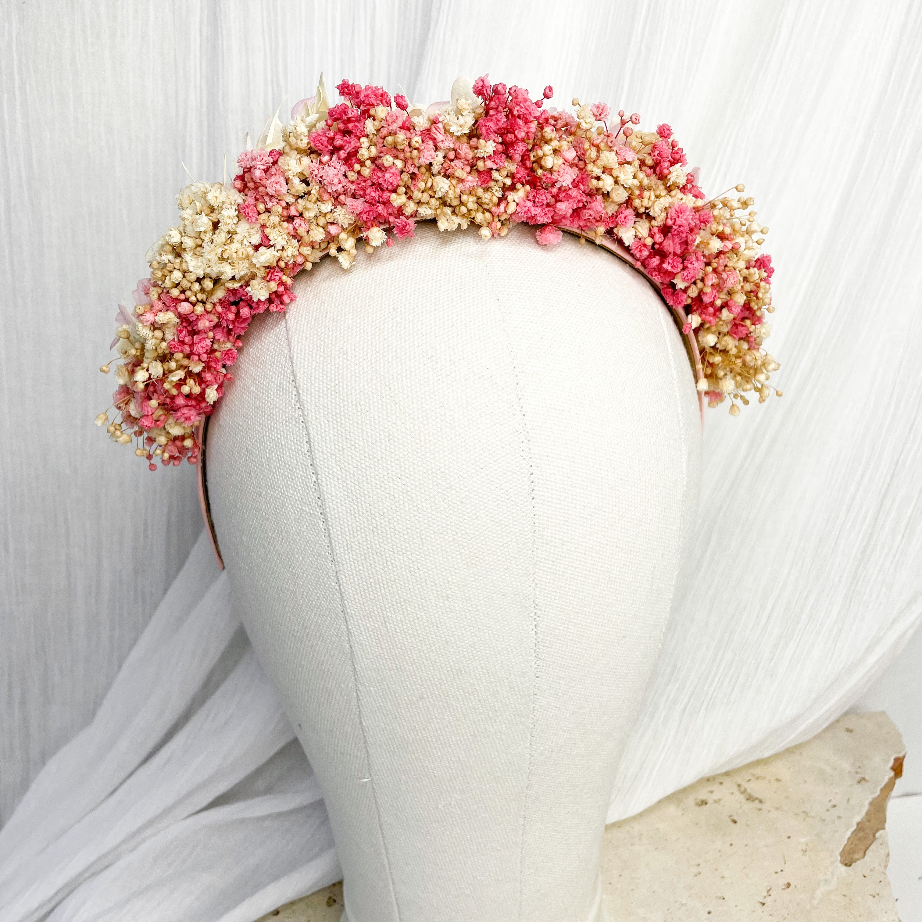 Pink Gyp Floral Headband