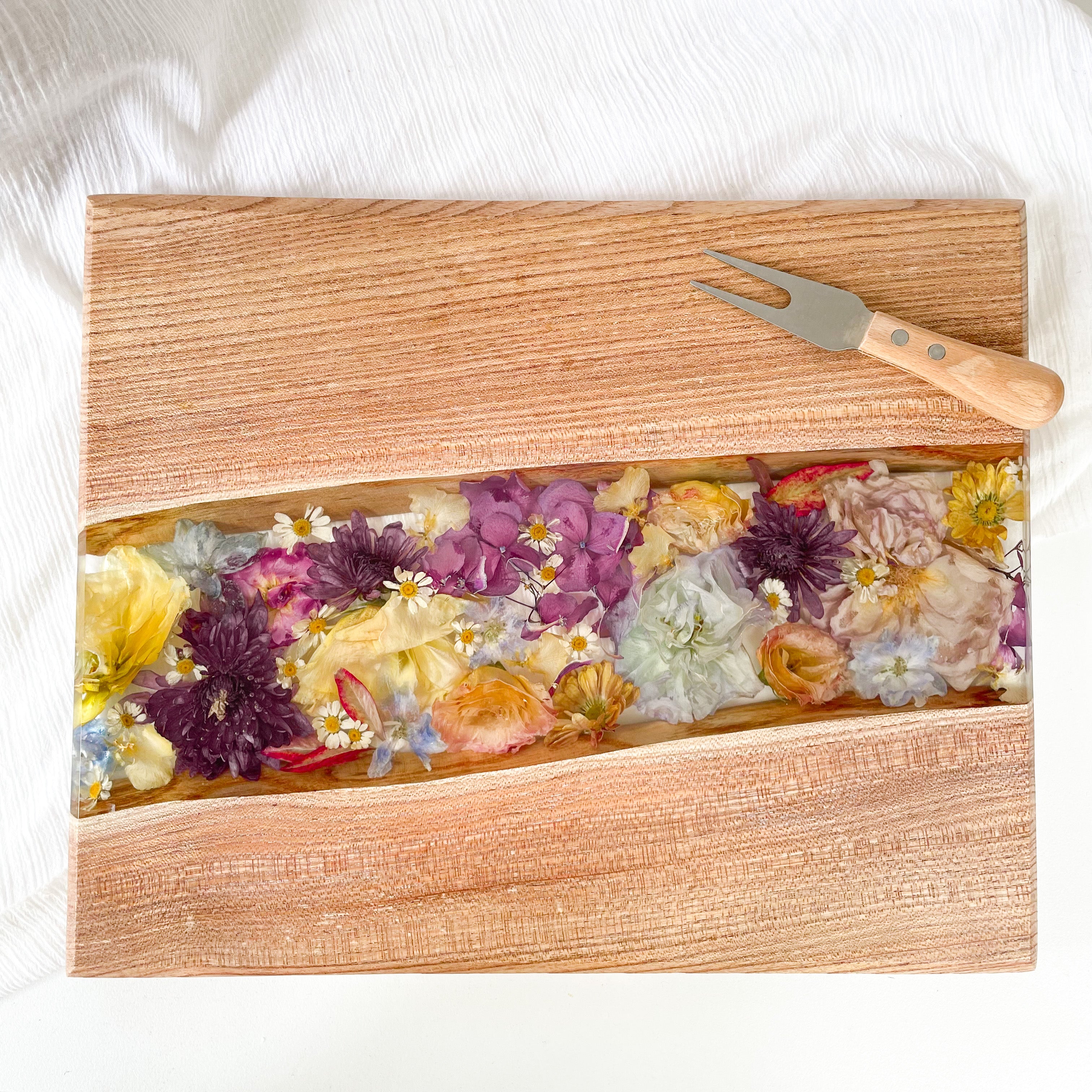 Preserved Flowers Charcuterie Boards