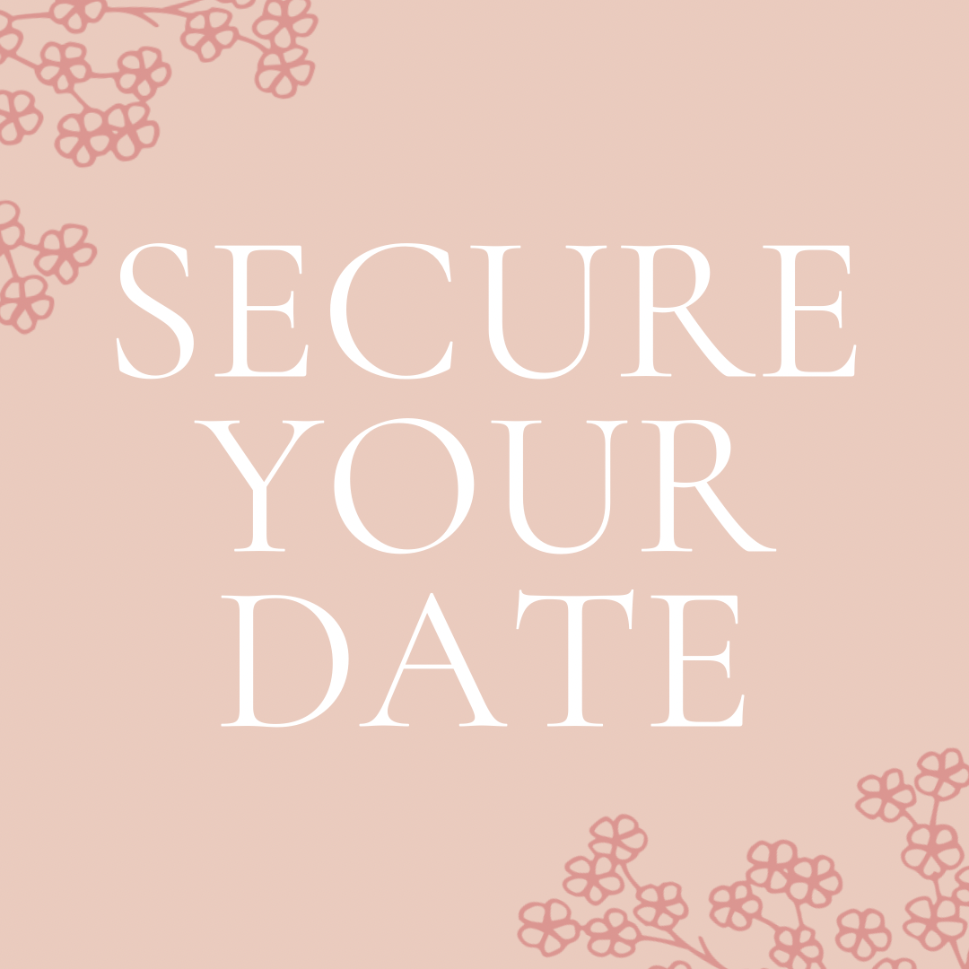 Secure My Date Deposit - Preservation Deposit (framing & resin)
