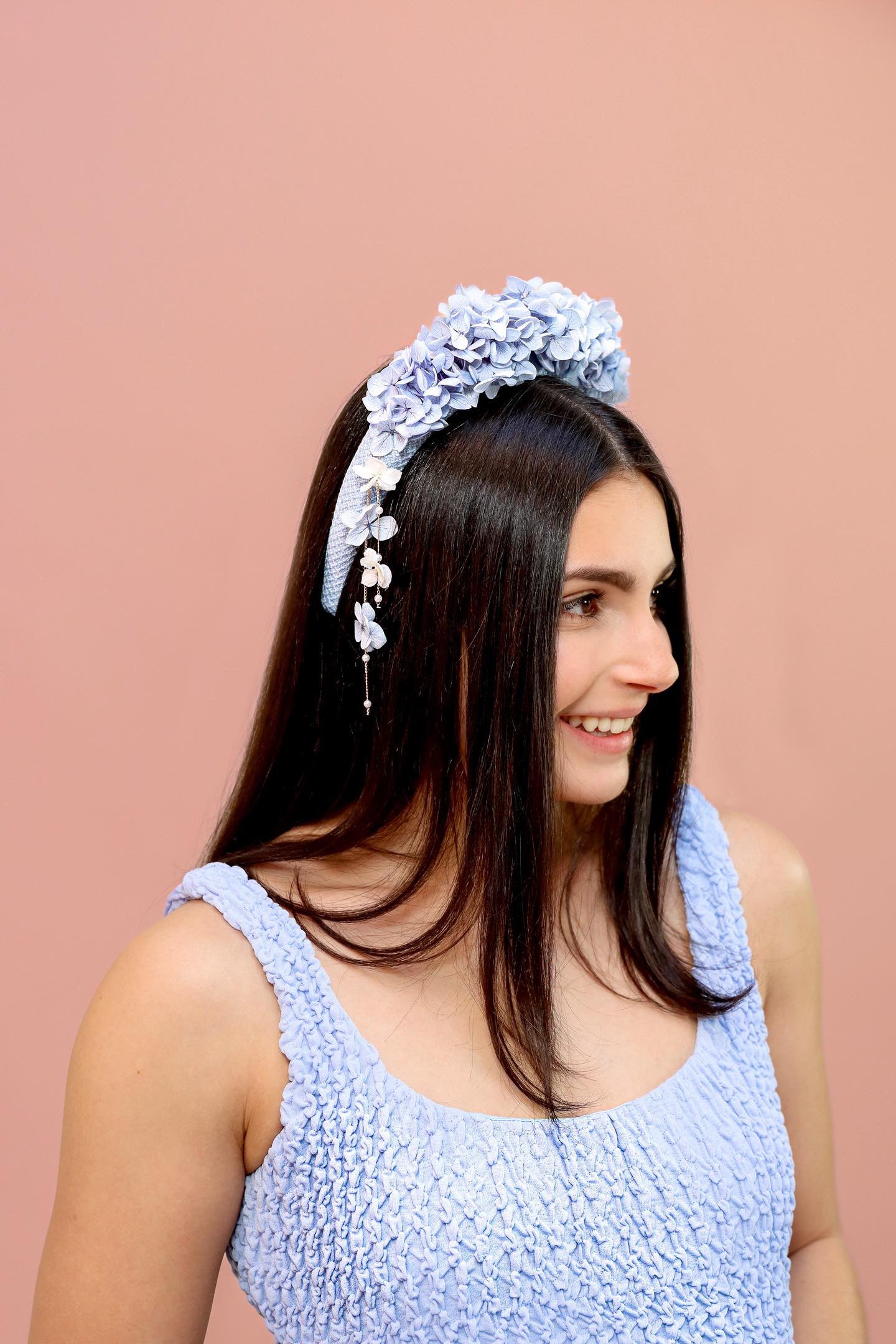 Pearl Hydrangea Headband