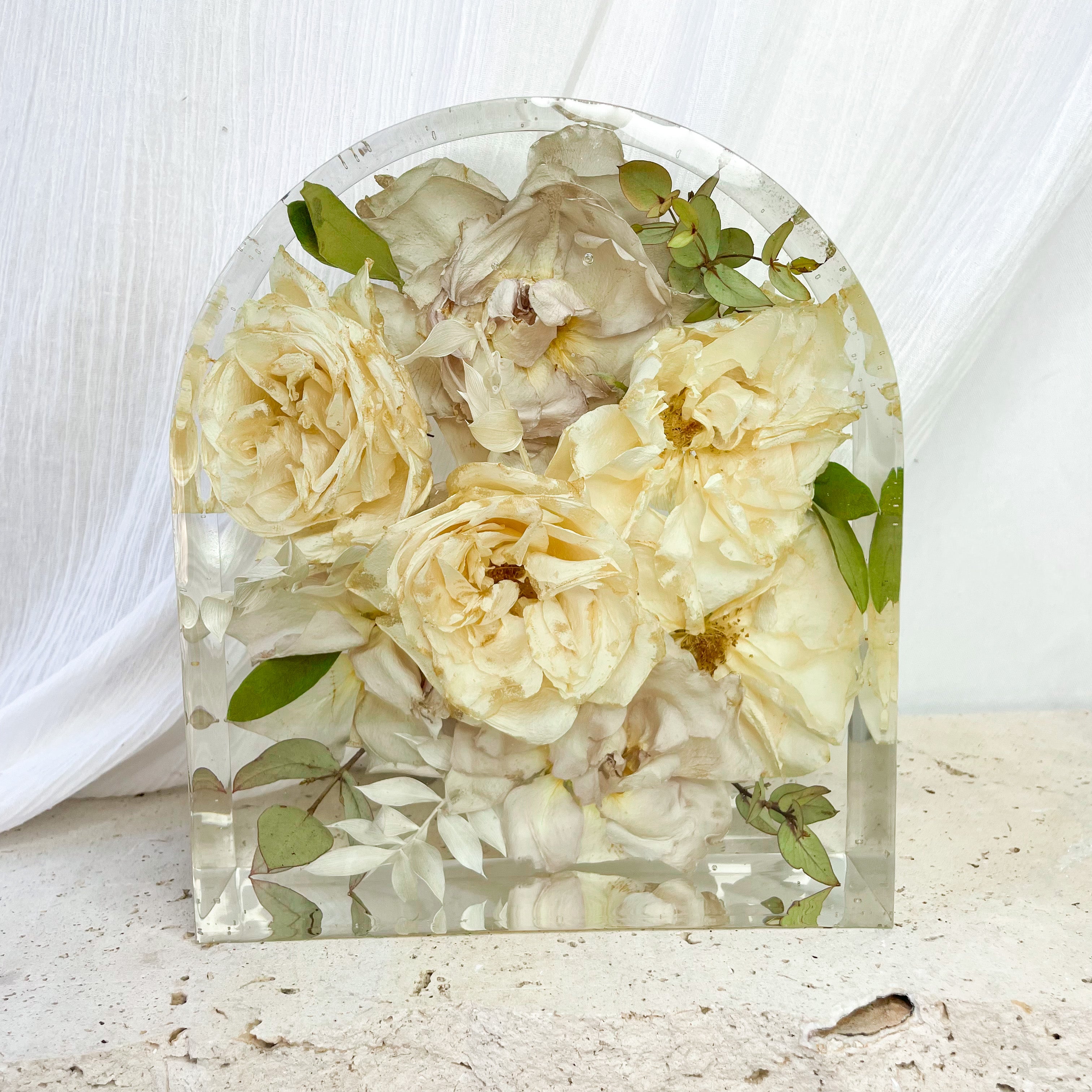 Preserved Flowers Resin Arches