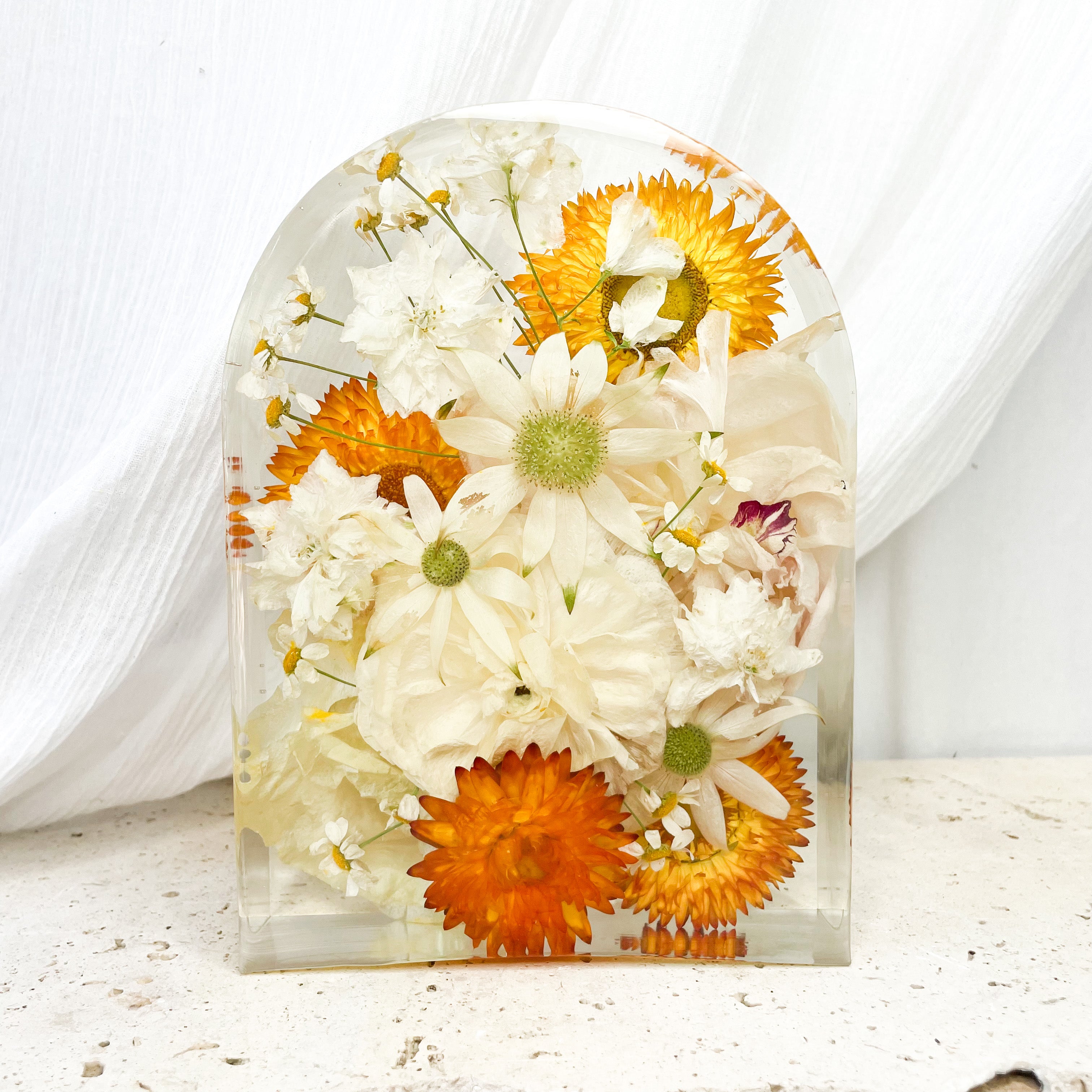 Preserved Flowers Resin Arches