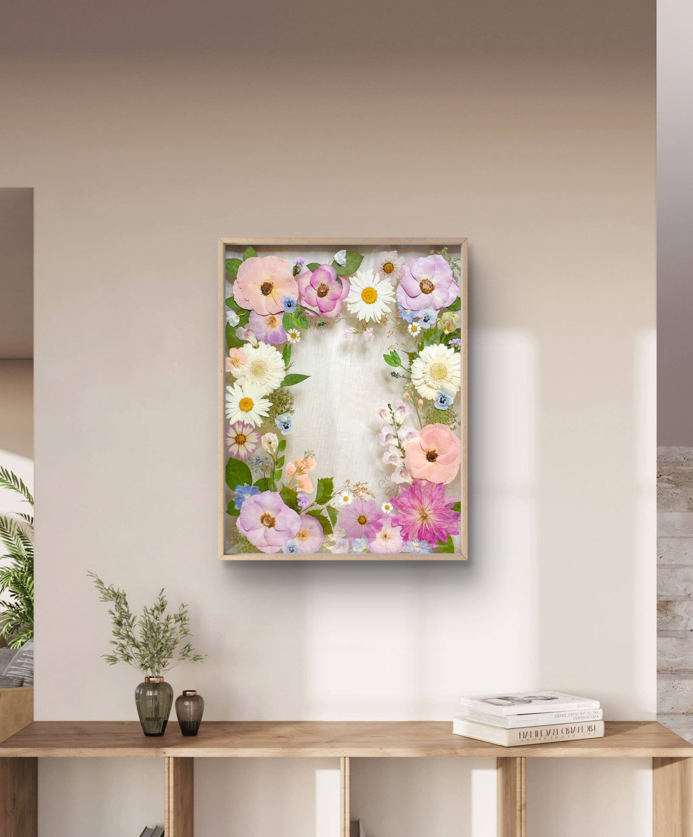Pressed Flower Framing Floating Mount