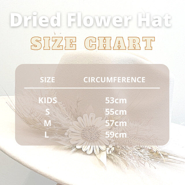 Pia Ivory Floral Hat - Large